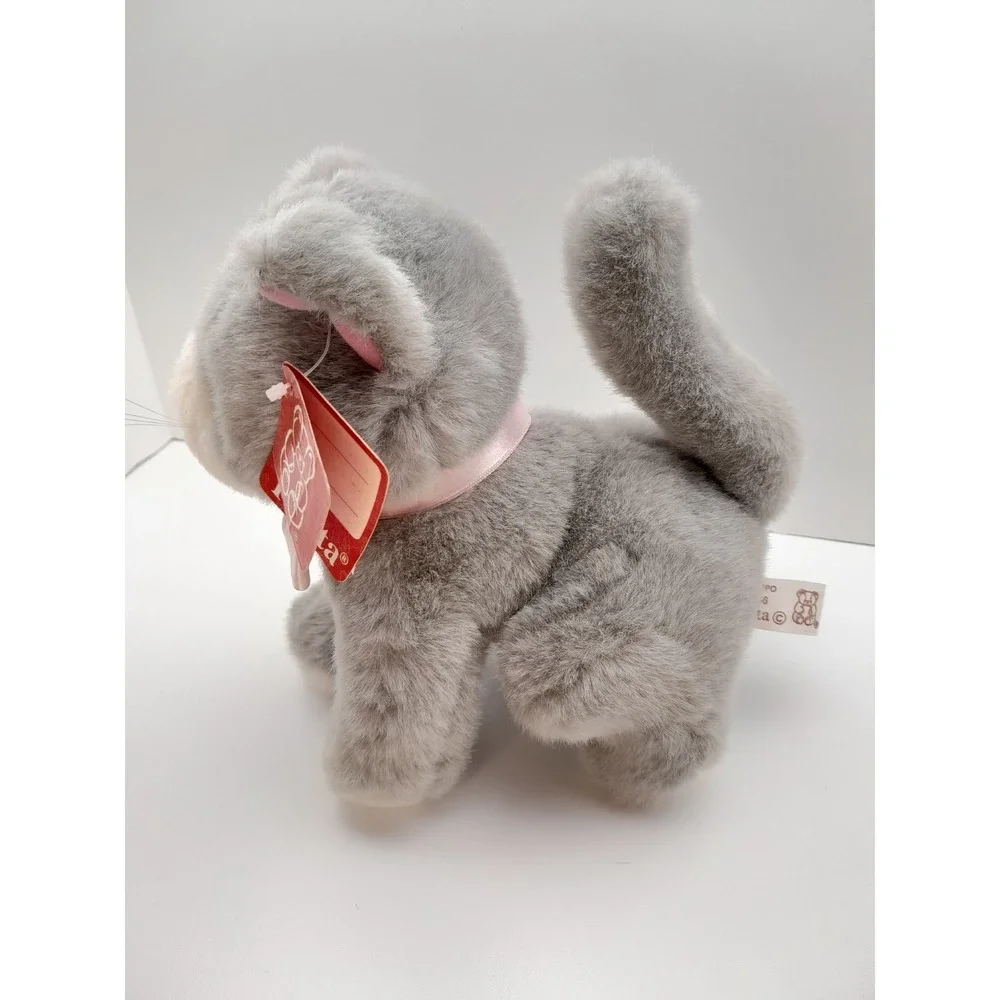 Fiesta Gray Cat Plush 8